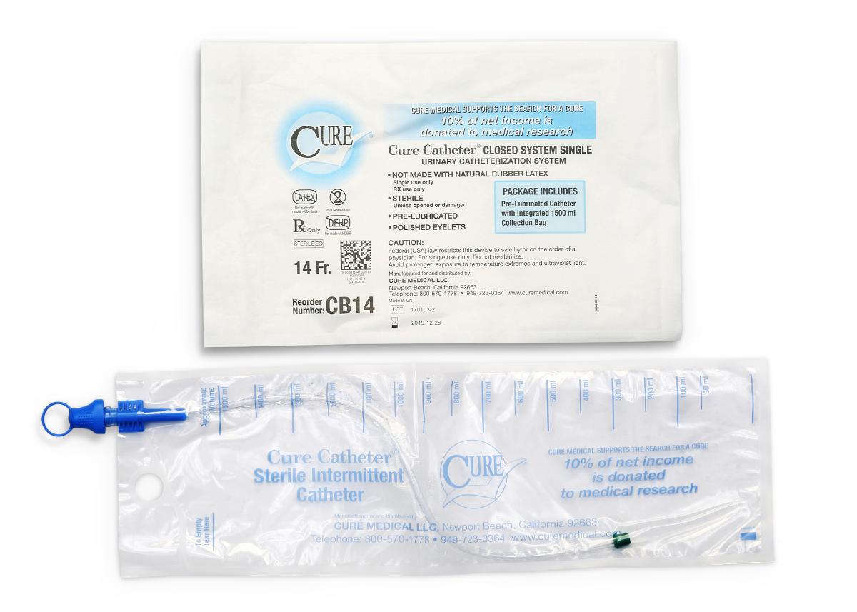 Cure Catheter® Closed System, Straight-image