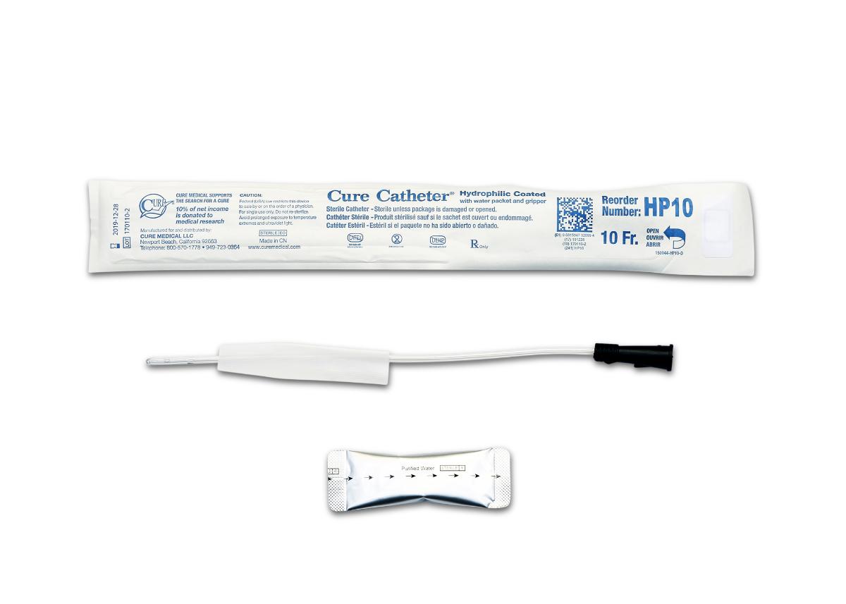 Hydrophilic Cure Catheter®, Pediatric, Straight-image