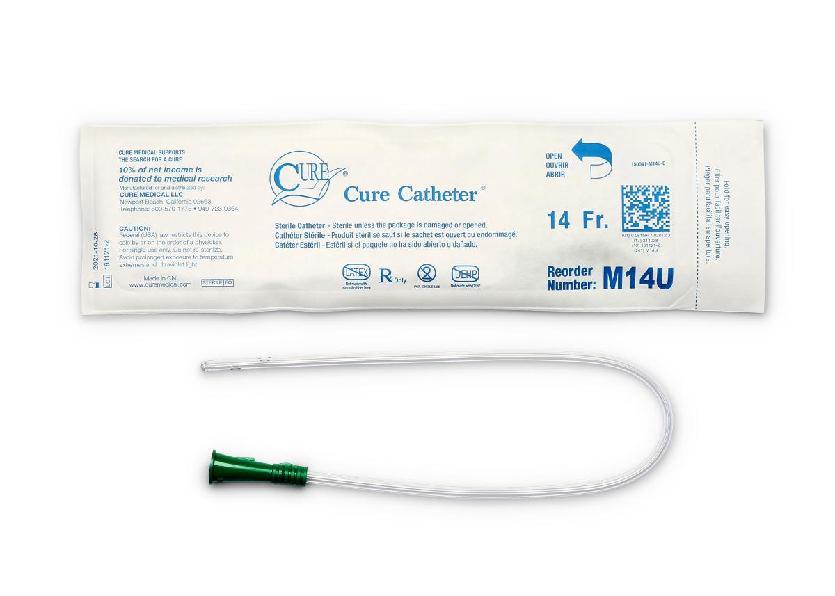 Cure Medical® Pocket Catheter, Male, Straight-image
