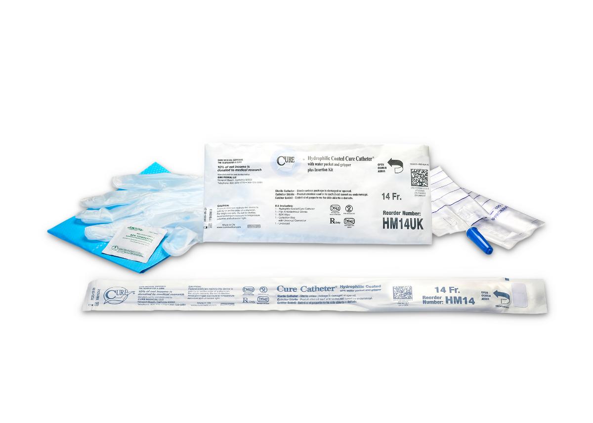 Hydrophilic Cure Catheter®, Male, Straight, Kit-image